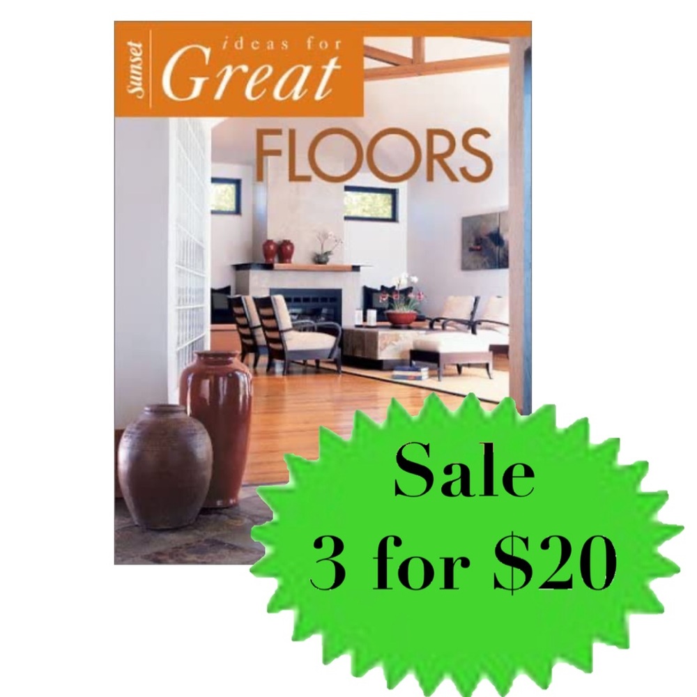 SUNSET Ideas for Great floors BOOK home decor DIY house decorating floor tiles